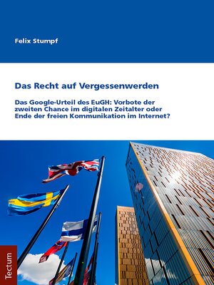 cover image of Das Recht auf Vergessenwerden
